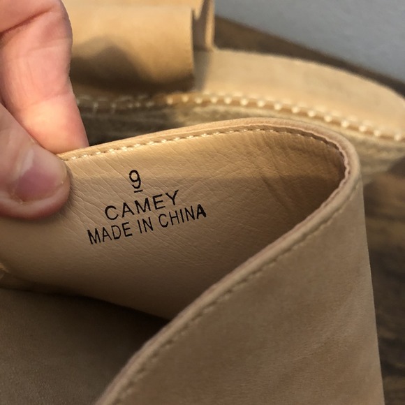 Catherine Malandrino Camey Espadrille 2.5" Wedge Sandals Women Size 9 Beige Tan - Picture 7 of 11